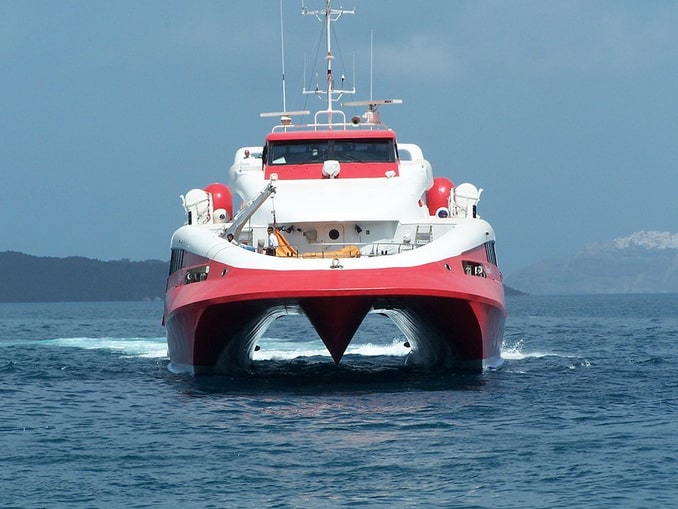 SeaJet ferry - best way to get to Santorini