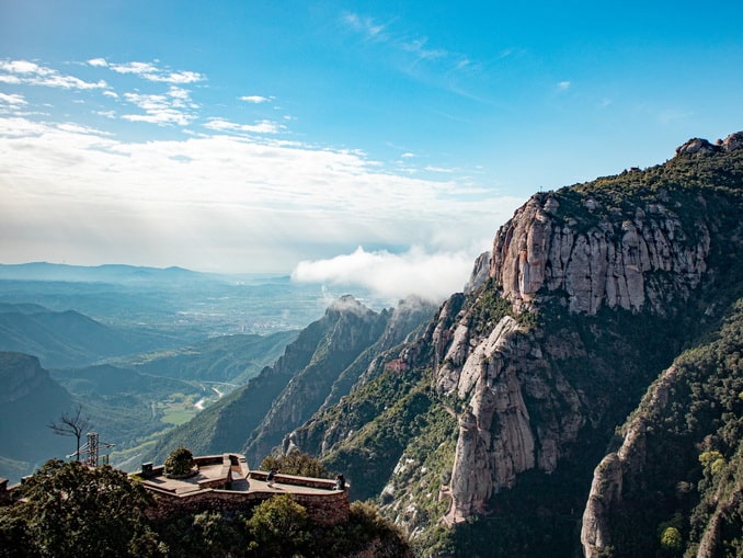 Excellent view from the Montserrat Monastery